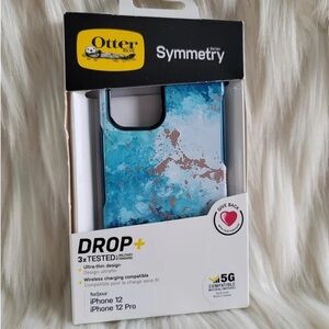OtterBox Symmetry Case for iPhone 12/12 Pro - Blue and Brown